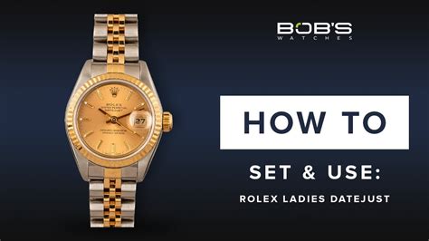 how to change time on a rolex new datejust|rolex datejust settings.